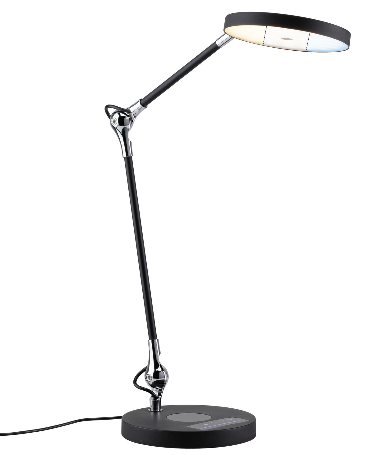 Paulmann AS Numis LED Deskl 11W sw QI tunW dim Kabell 1,50m