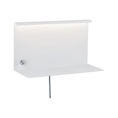Paulmann LED Wandleuchte mit Ablage Jarina 4,5 W Weiß/Metall