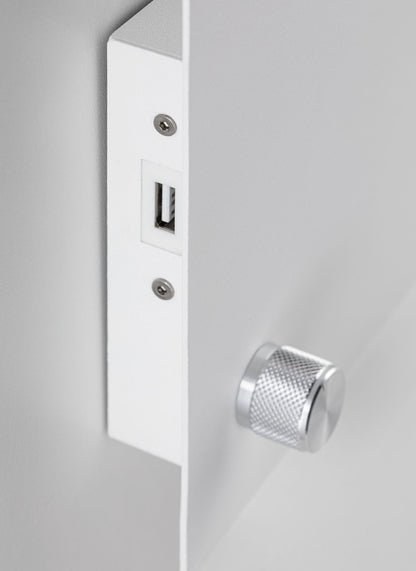 Paulmann LED Wandleuchte mit Ablage Jarina 4,5 W Weiß/Metall