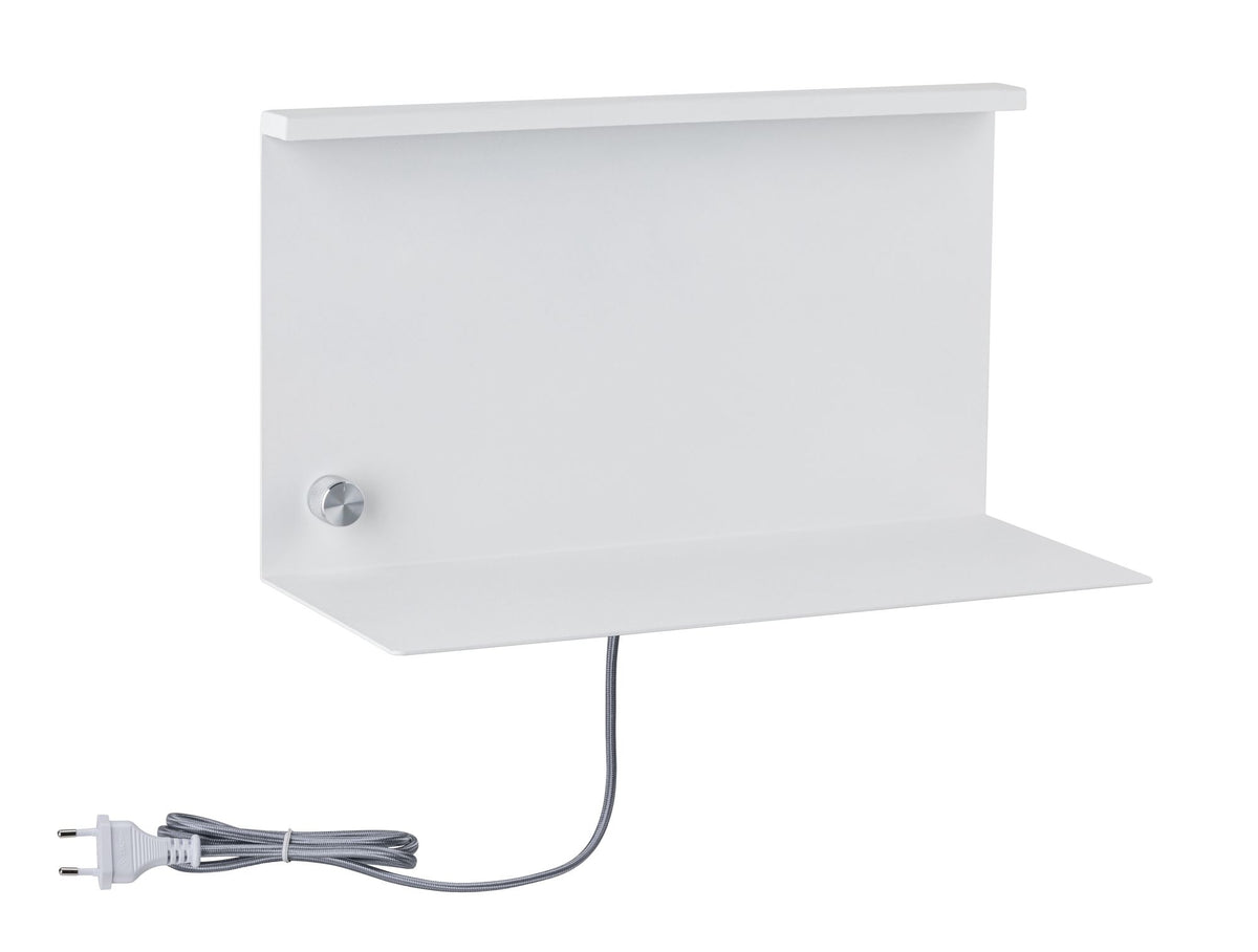 Paulmann LED Wandleuchte mit Ablage Jarina 4,5 W Weiß/Metall