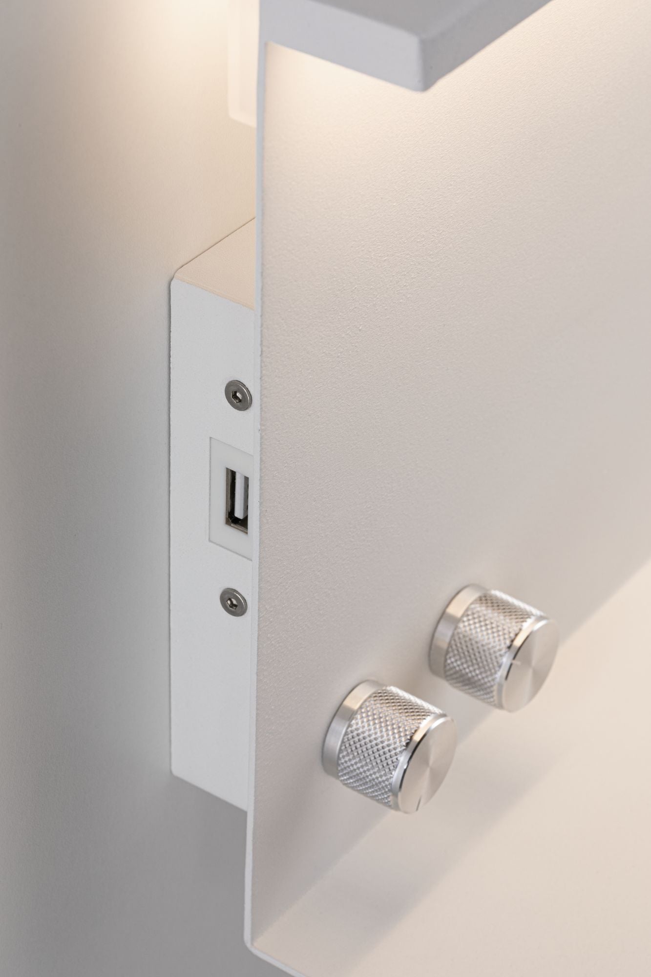 Paulmann LED Wandleuchte mit Ablage Jarina 4,5 W/ 1,6 W Weiß/Metall