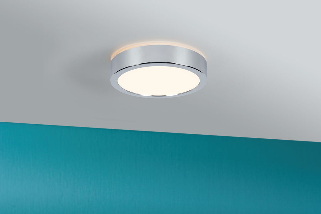 Paulmann WallCeiling HomeSpa Aviar IP44 LED 13W 3000K 220mm Chrom 230V Kunststoff