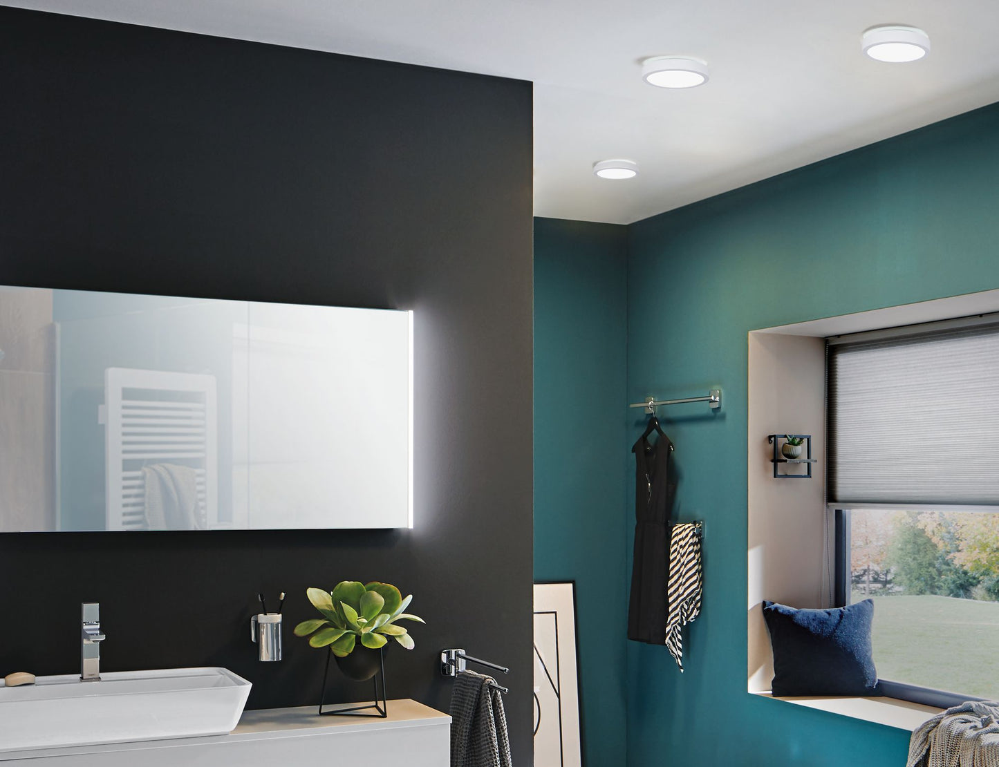 Paulmann WallCeiling HomeSpa Aviar IP44 LED 13W 4000K 220mm Weiß 230V Kunststoff