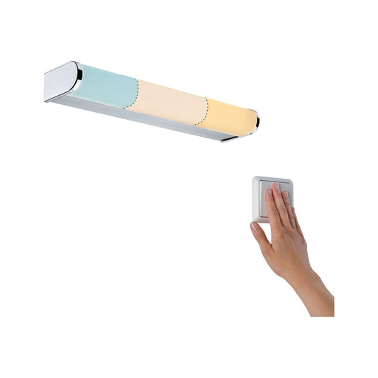 Paulmann WallCeiling HomeSpa Arneb IP44 LED 6,5W WhiteSwitch Chrom 230V Alu/Acryl