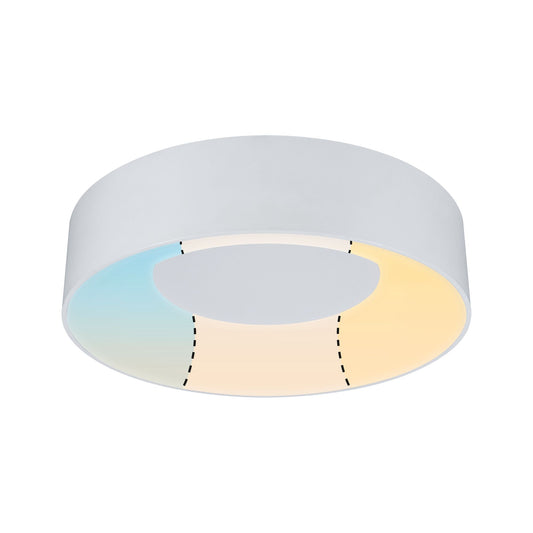 Paulmann WallCeiling HomeSpa Casca IP44 WhiteSw Deckenl LED 1x16W 300mm Ws 230V Met/Kst