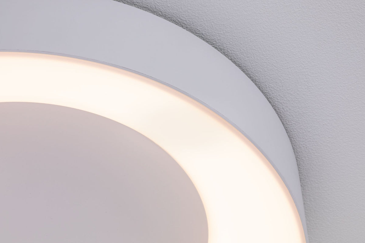 Paulmann WallCeiling HomeSpa Casca IP44 WhiteSw Deckenl LED 1x23W 400mm Ws 230V Met/Kst
