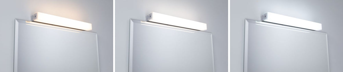 Paulmann WallCeiling HomeSpa Luno IP44 LED 1x6W WhiteSwitch 390mm Alu 230V Metall/Kst