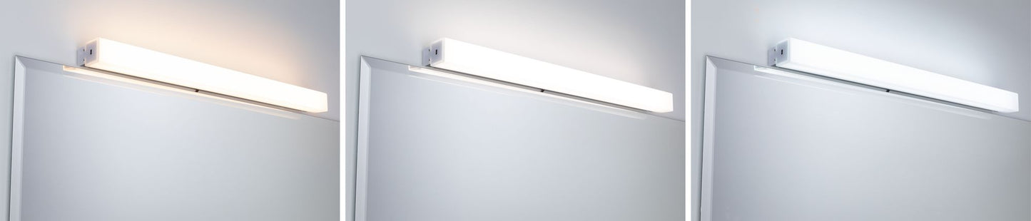 Paulmann WallCeiling HomeSpa Luno IP44 LED 1x8W WhiteSwitch 590mm Alu 230V Metall/Kst