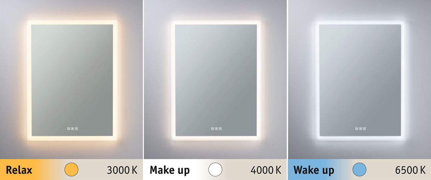 Paulmann WallCeiling HomeSpa Mirra eckig IP44 LED WhiteSw 22W 600x800mm Spi/Ws 230V Met/Ac