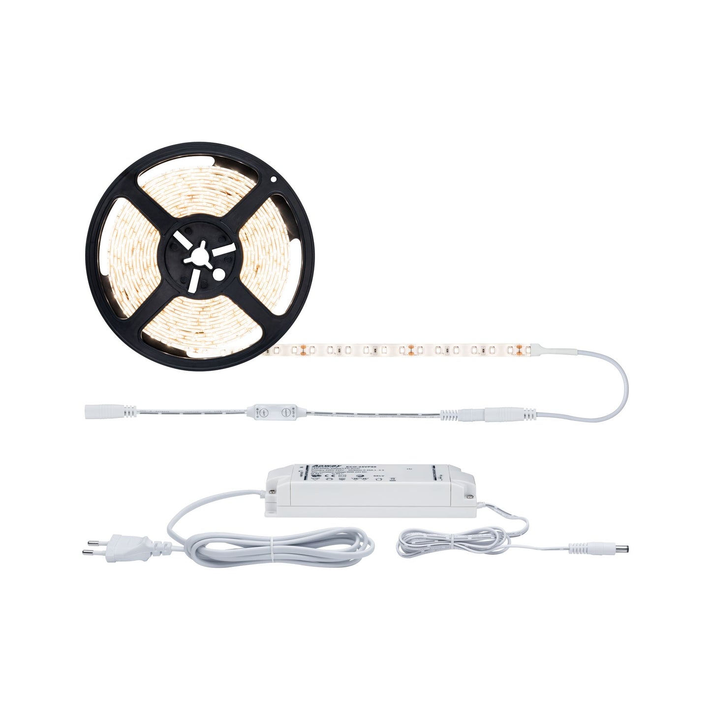 Paulmann SimpLED Power Strip Set 5m Warmweiß 50W beschichtet