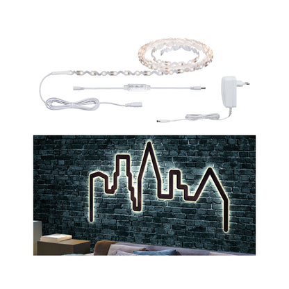 Paulmann Function FlexLED 3D Set 3m Warmweiß 8W 230V/12V 12VA Weiß