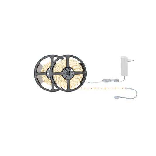Paulmann FN SimpLED Strip Set 7,5m Warmweiß 20W 230/12V DC Weiß Metall Kst
