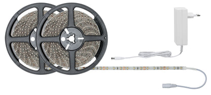 Paulmann FN SimpLED Strip Set 10m Warmweiß 22W 230/12V DC Weiß Metall Kst