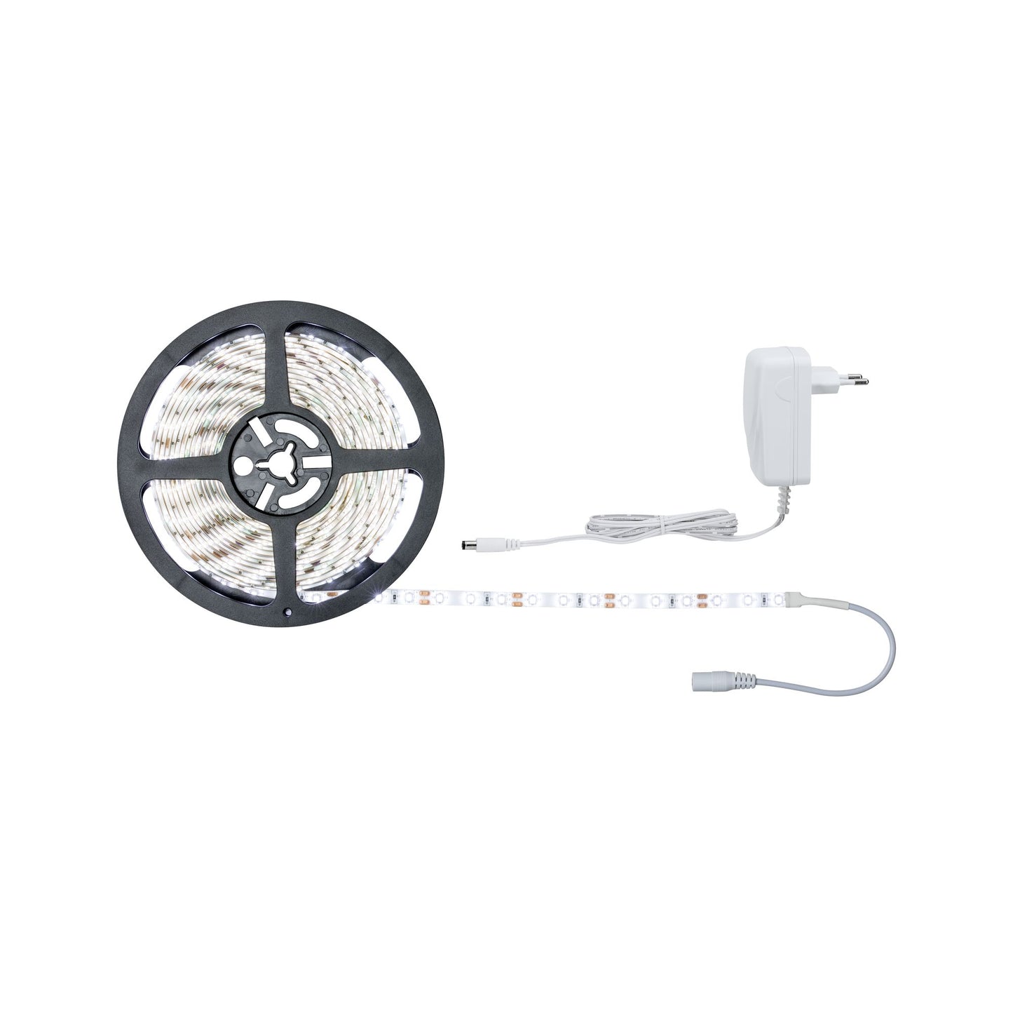Paulmann FN SimpLED Strip Set 5m Tageslichtweiß 17W 230/12V DC Weiß Metall Kst.