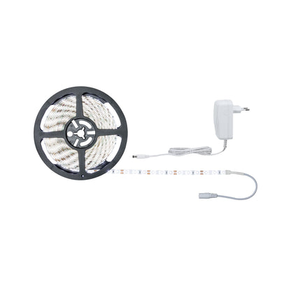 Paulmann FN SimpLED Strip Set 5m Tageslichtweiß 17W 230/12V DC Weiß Metall Kst.