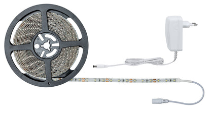 Paulmann FN SimpLED Strip Set 5m Tageslichtweiß 17W 230/12V DC Weiß Metall Kst.