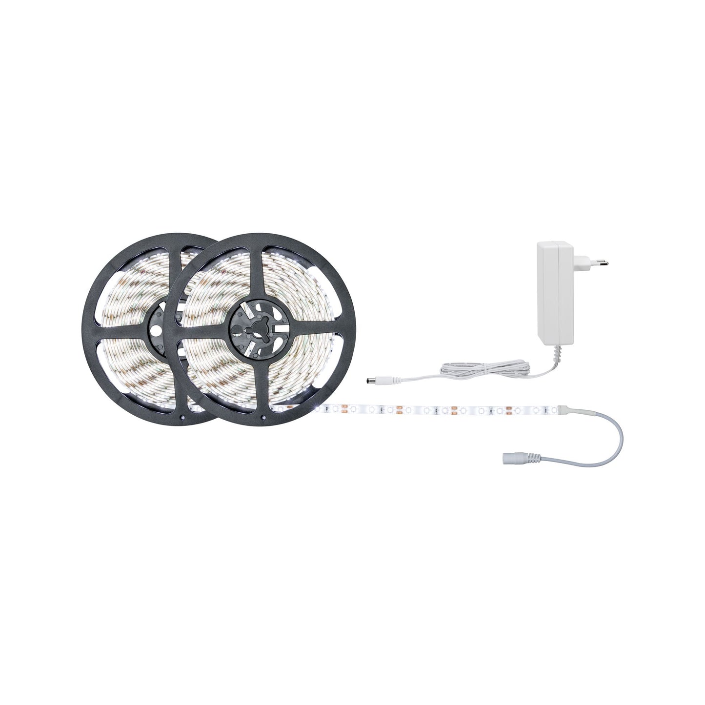 Paulmann FN SimpLED Strip Set 10m Tageslichtweiß 22W 230/12V DC Weiß Metall Kst