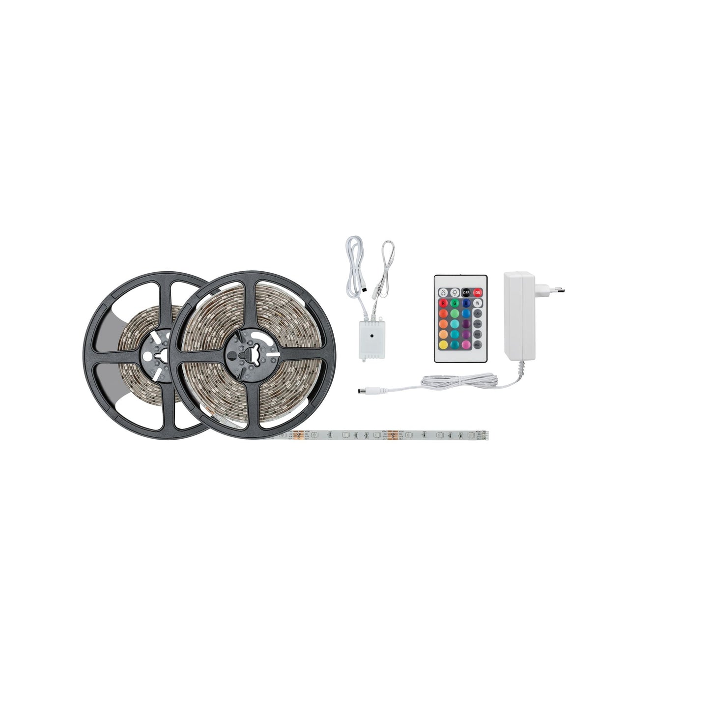 Paulmann FN SimpLED Strip Set 7,5m RGB 26W 230/12V DC Weiß Metall Kst