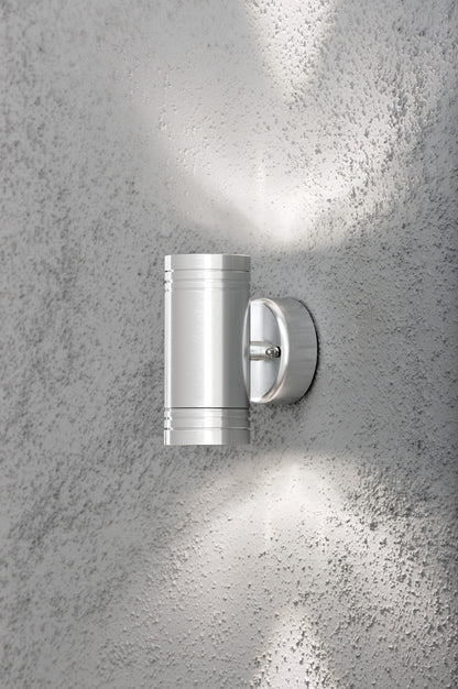 Konstsmide Wandleuchte/Strahler Monza silber