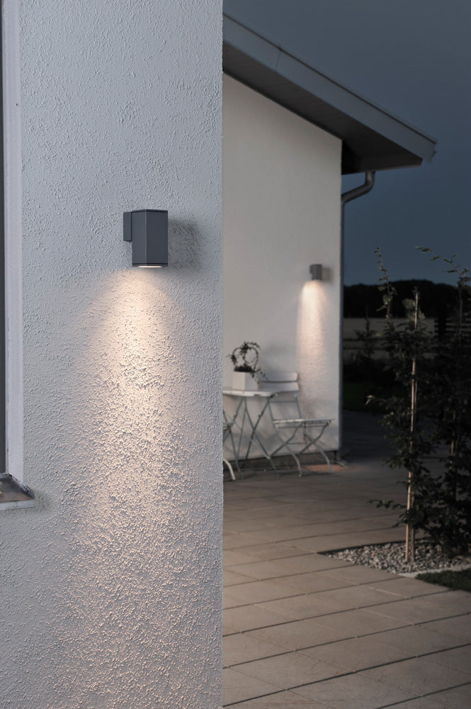 Konstsmide Monza Wandspot gross, galvanisiert, GU10