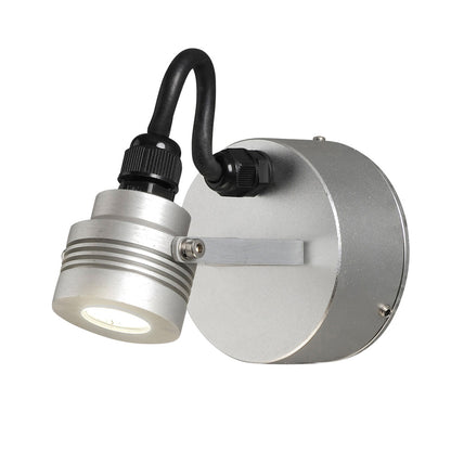 Konstsmide Wandleuchte/Strahler Monza silber