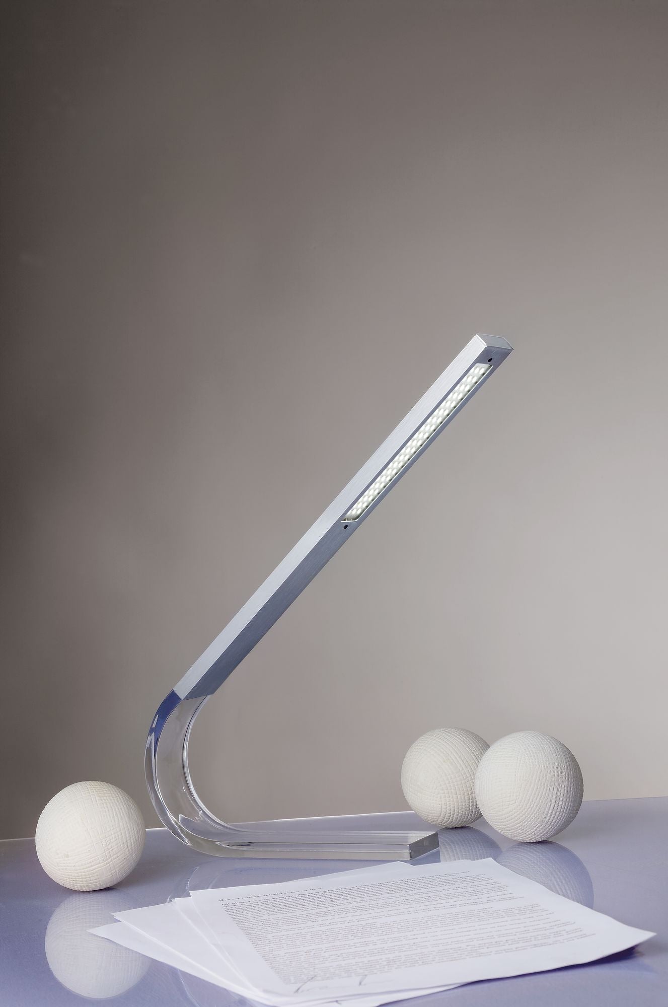 Paulmann Table&Desk Enjoy LED Schreibtischl 1x3,3W Alu/Transparent 230/12V Met/Kst