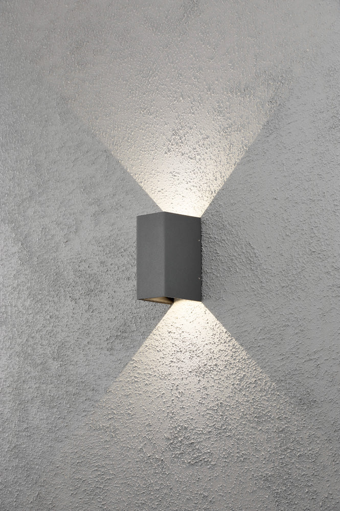 Konstsmide Wandleuchte Cremona High Power LED schwarz