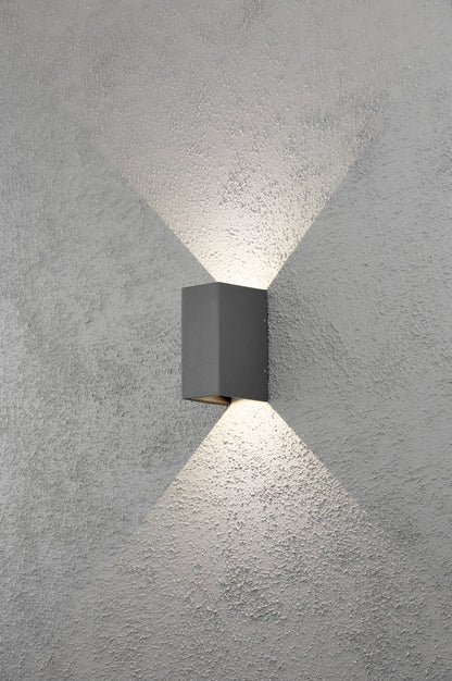 Konstsmide Wandleuchte Cremona High Power LED schwarz