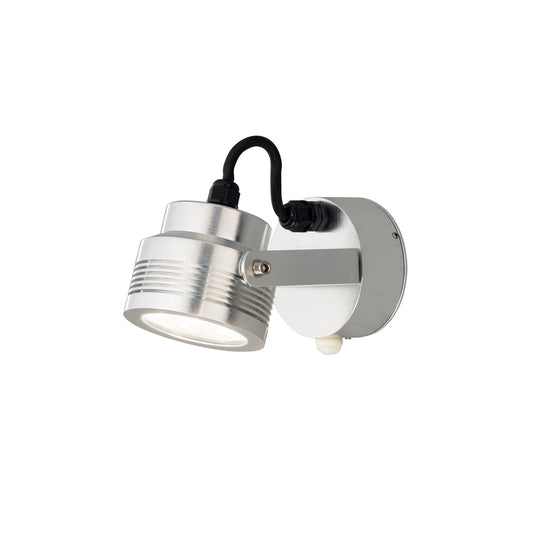 Konstsmide Wandleuchte/Strahler Monza Aluminium massiv, mit Sensor