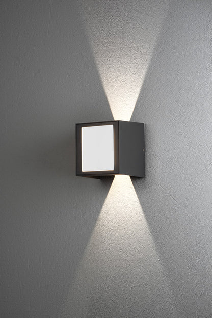 Konstsmide Cremona Wandleuchte High Power LED anthrazit 3x3W