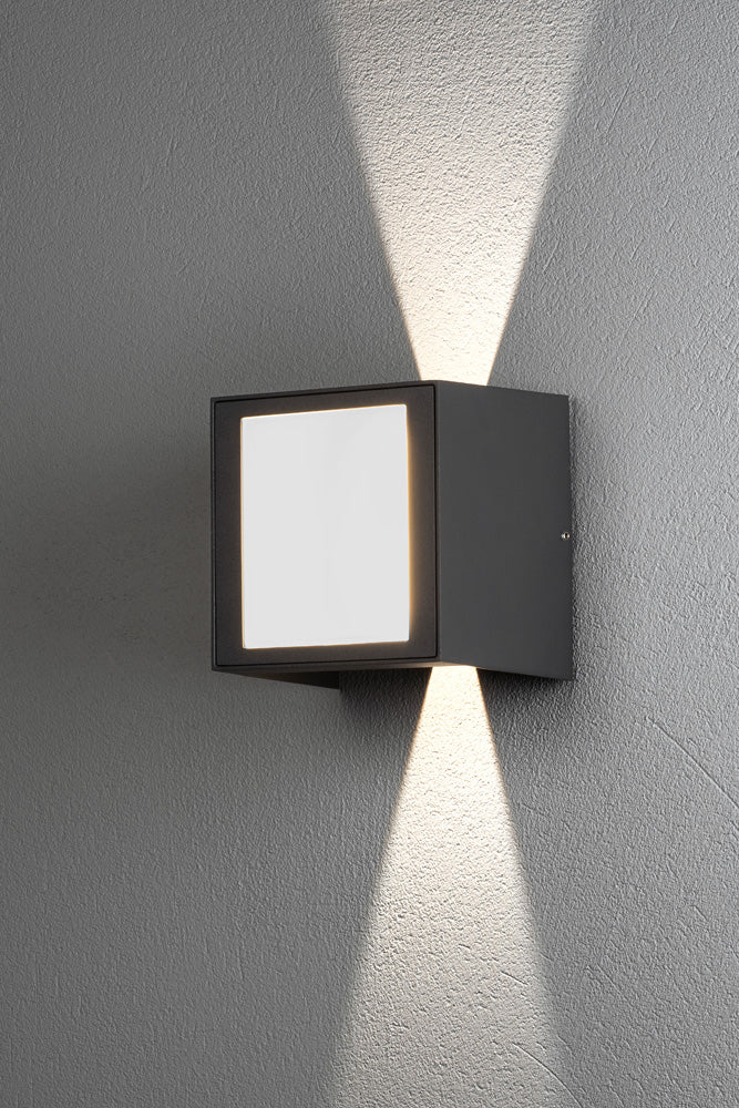 Konstsmide Cremona Wandleuchte High Power LED anthrazit 3x3W