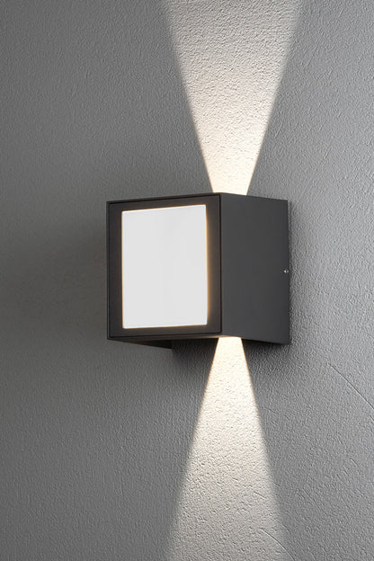 Konstsmide Cremona Wandleuchte High Power LED anthrazit 3x3W