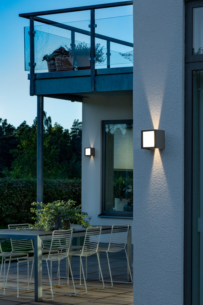 Konstsmide Cremona Wandleuchte High Power LED anthrazit 3x3W