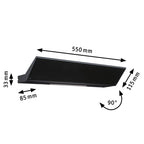 Paulmann LED Wandleuchte Ranva 3-Step-Dim    2700K 1.400lm / 210lm 230V 13 / 1x2W dimmbar Schwarz matt