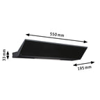 Paulmann LED Wandleuchte Ranva 3-Step-Dim    2700K 1.400lm / 210lm 230V 13 / 1x2W dimmbar Schwarz matt