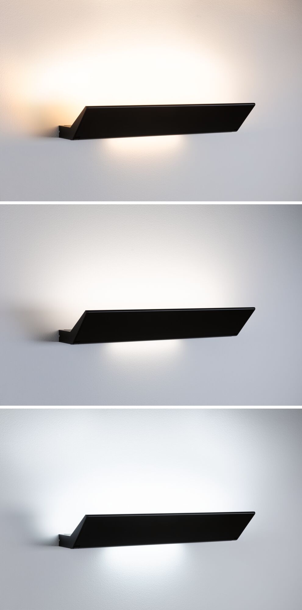 Paulmann LED Wandleuchte Ranva Smart Home Zigbee    Tunable White 1.400lm / 210lm 230V 13W dimmbar Schwarz matt