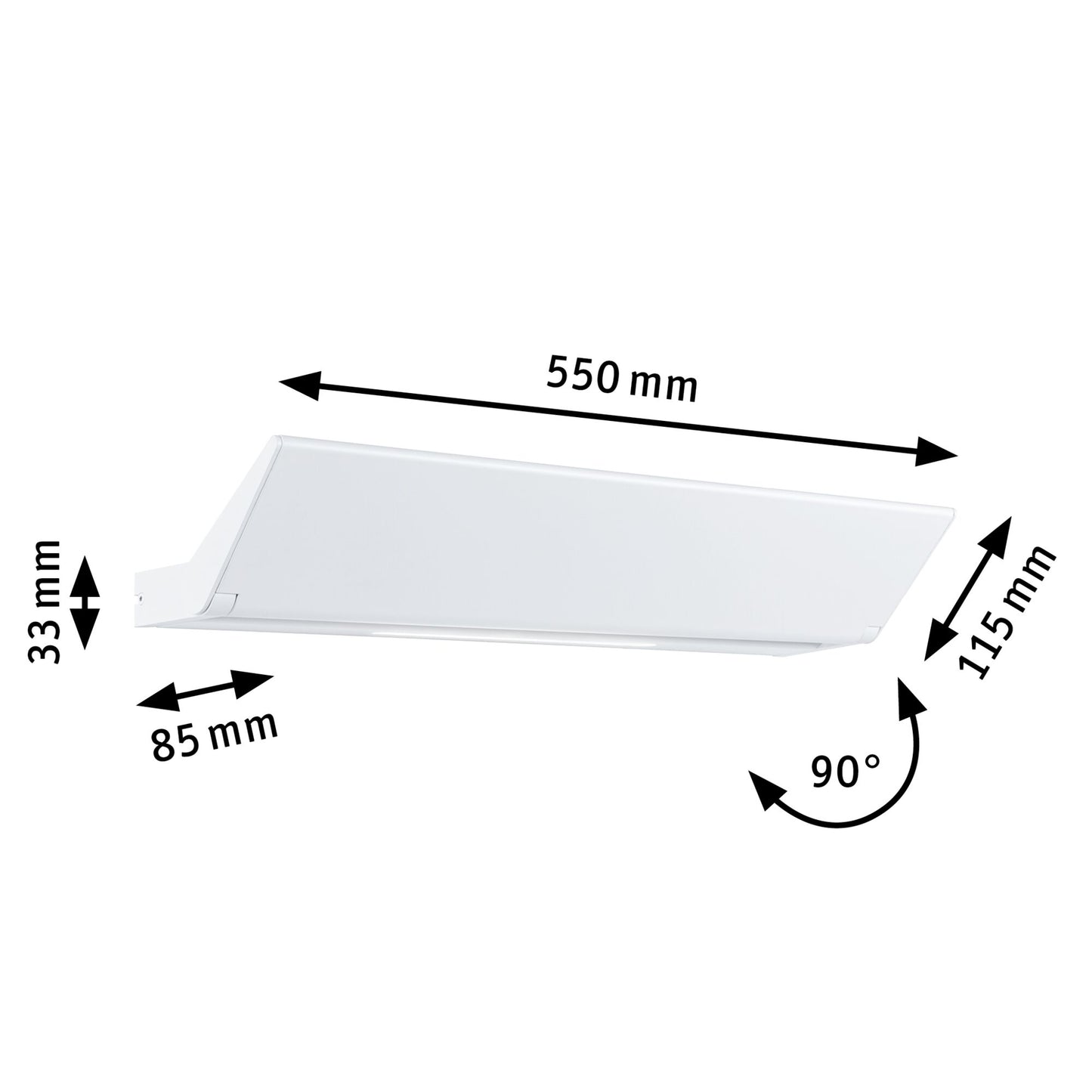 Paulmann LED Wandleuchte Ranva Smart Home Zigbee    Tunable White 1.400lm / 210lm 230V 13W dimmbar Weiß matt