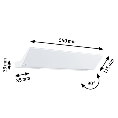 Paulmann LED Wandleuchte Ranva Smart Home Zigbee    Tunable White 1.400lm / 210lm 230V 13W dimmbar Weiß matt