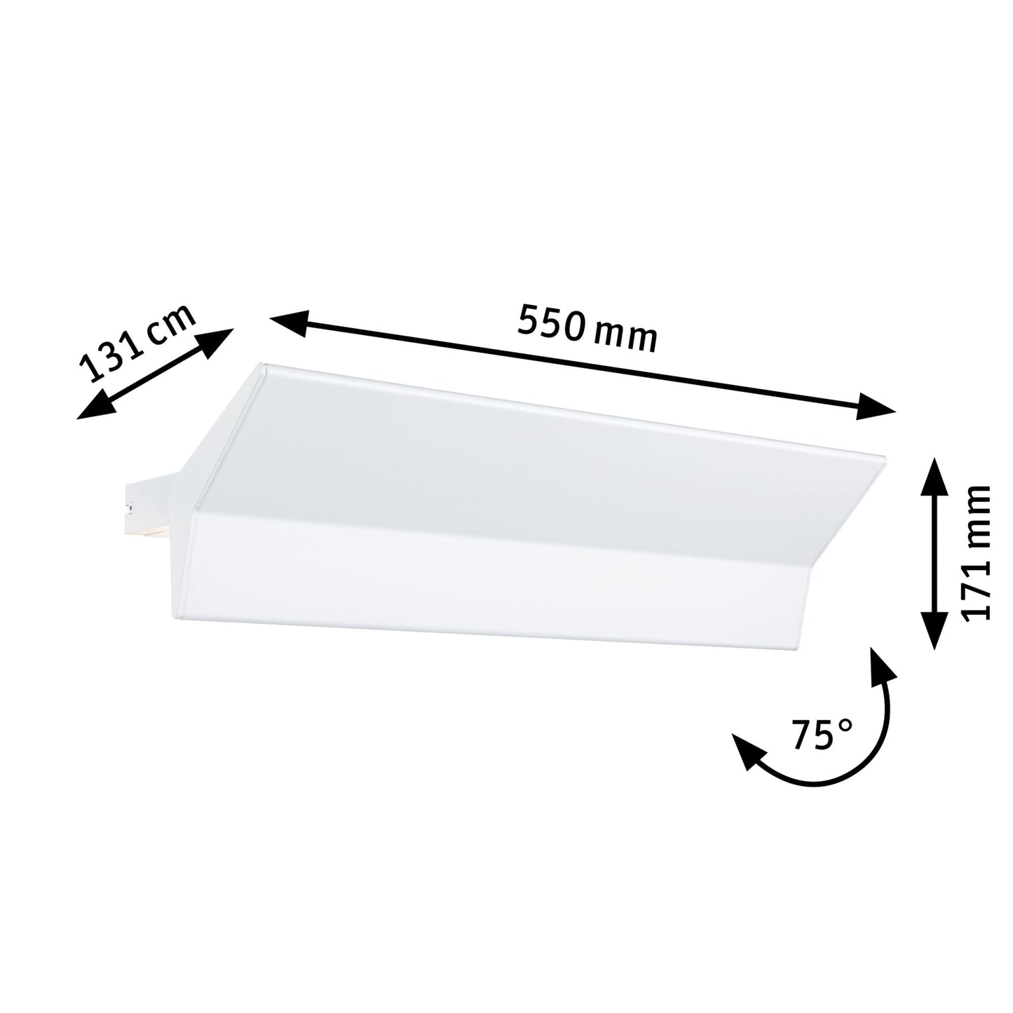 Paulmann LED Wandleuchte Stine Smart Home Zigbee    Tunable White 1.400lm / 410lm 230V 13W dimmbar Weiß matt