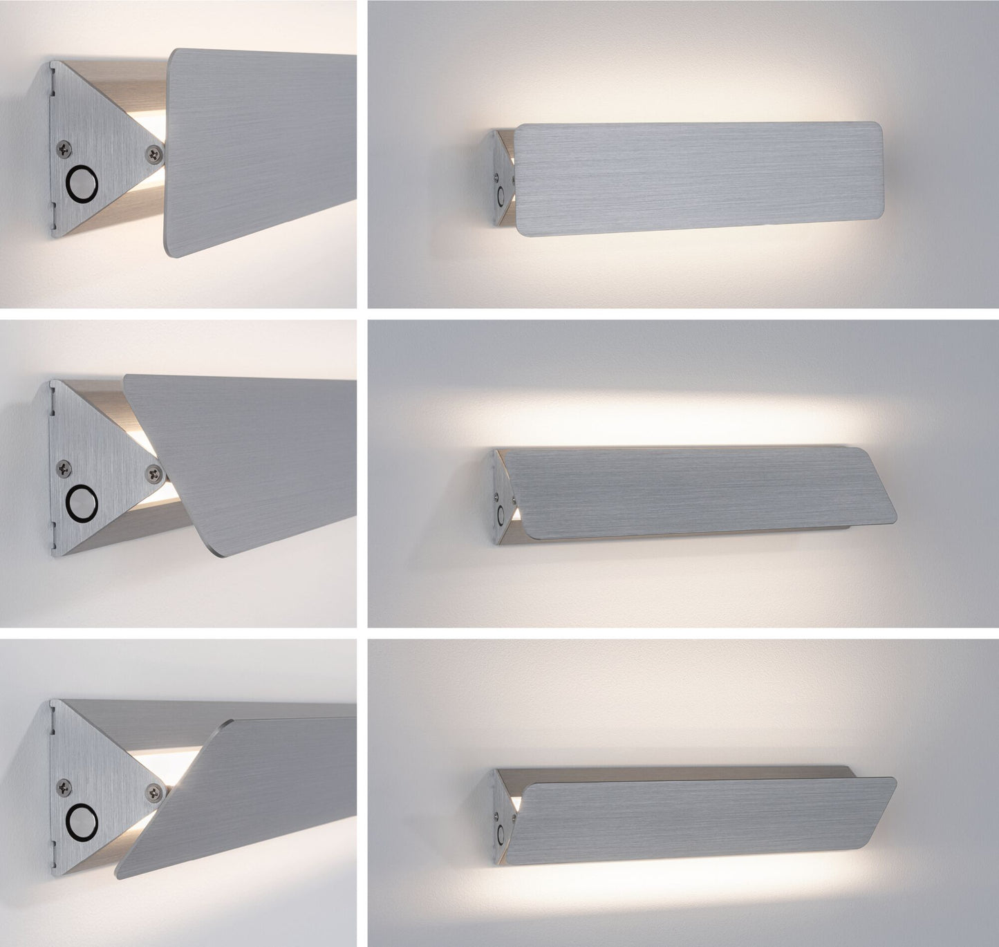 Paulmann LED Wandleuchte Katla   2700K 300lm 230V 7W  Alu gebürstet