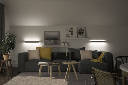 Paulmann LED Wandleuchte Katla   2700K 550lm 230V 12W  Alu gebürstet