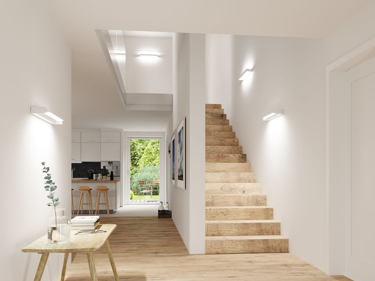 Paulmann LED Wandleuchte Lucille IP44  2700K 1500lm 230V 18W dimmbar Weiß