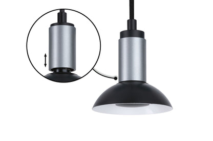 Paulmann Neordic Pendelleuchte Runa GU10   max. 20W Schwarz,Anthrazit