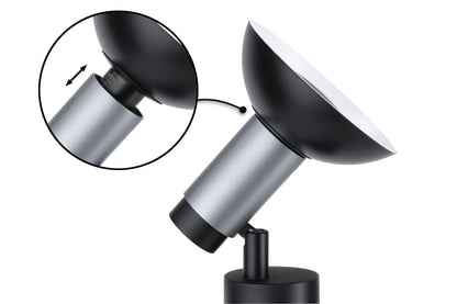 Paulmann Neordic Tisch-/Wandleuchte Runa GU10   max. 20W Schwarz,Anthrazit