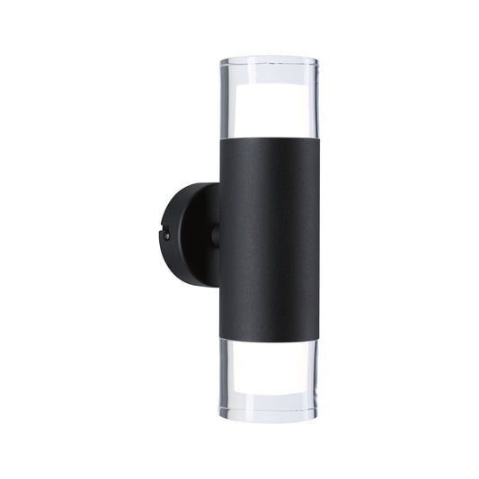 Paulmann Selection Bathroom Wand-/Deckenleuchte Kame IP44  3000K 2x460lm 230V 2x4W  Signalschwarz
