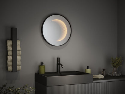 Paulmann LED Leuchtspiegel Miro IP44  Tunable White 70lm 230V 11,5W  Spiegel#Schwarz matt