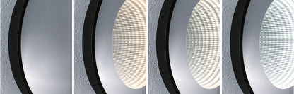 Paulmann LED Leuchtspiegel Miro IP44  Tunable White 70lm 230V 11,5W  Spiegel#Schwarz matt