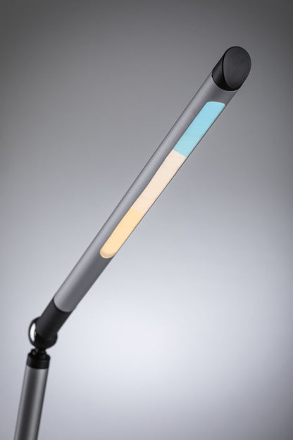 Paulmann LED Schreibtischleuchte FlexBar 3-Step-Dim   White Switch 700lm 9,5W Silber matt