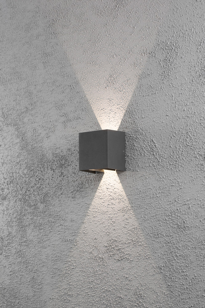 Konstsmide Wandleuchte Cremona High Power LED schwarz