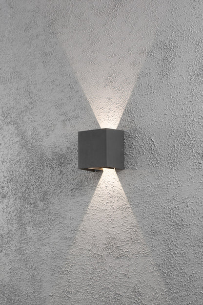 Konstsmide Wandleuchte Cremona High Power LED schwarz